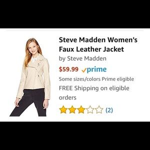 Steve Madden Faux leather jackets